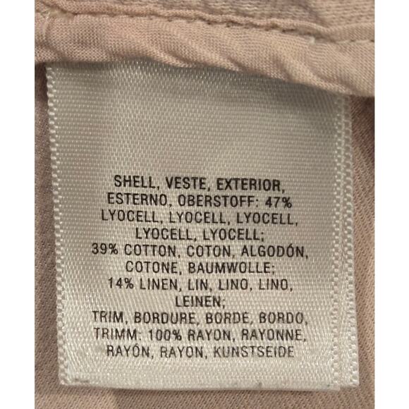 Anthropologie Maeve Blush Pink Drop Waist Hi Lo Classic Sleeveless Dress Small - Picture 12 of 12